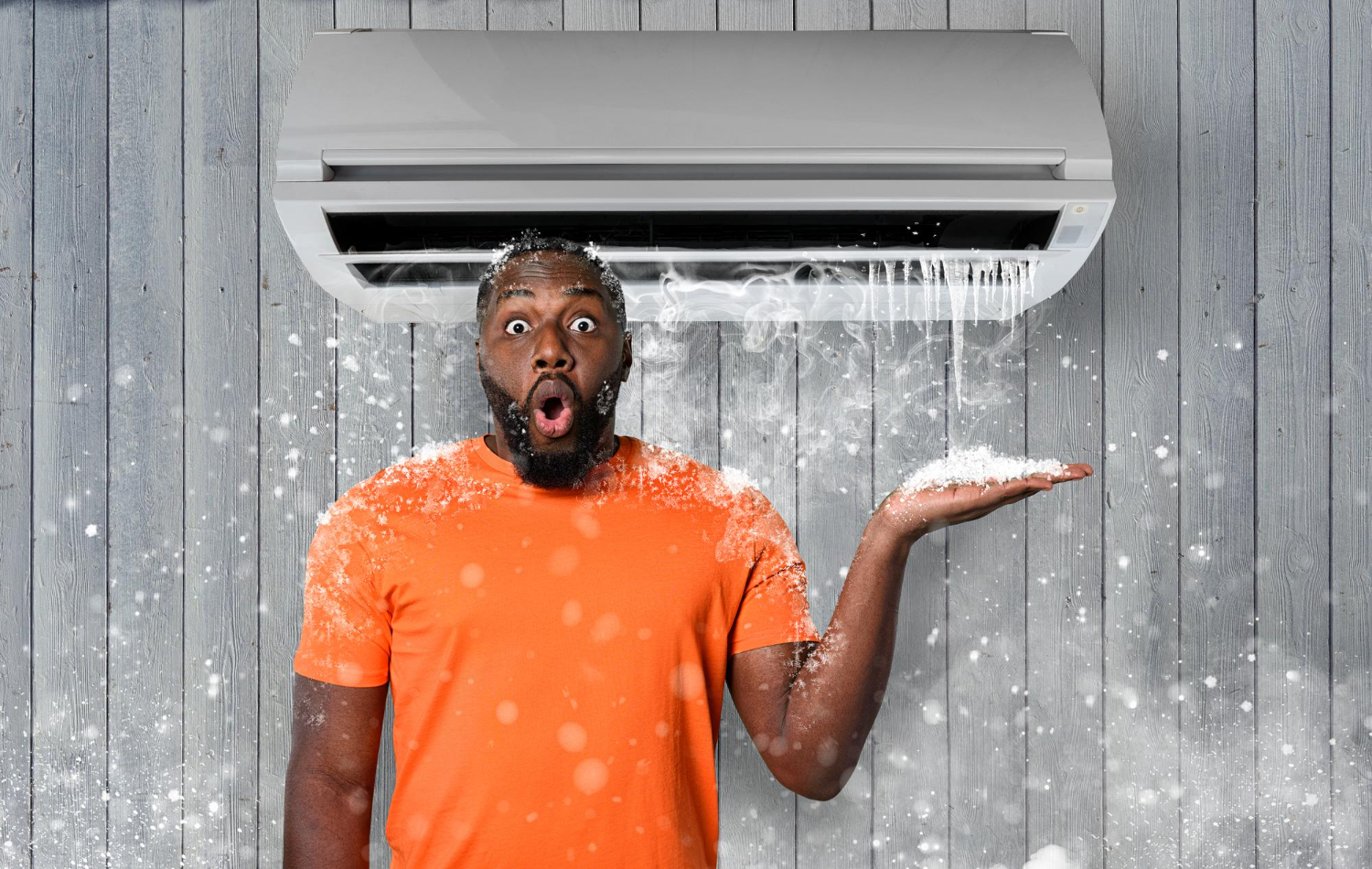 home ac blowing freezing air